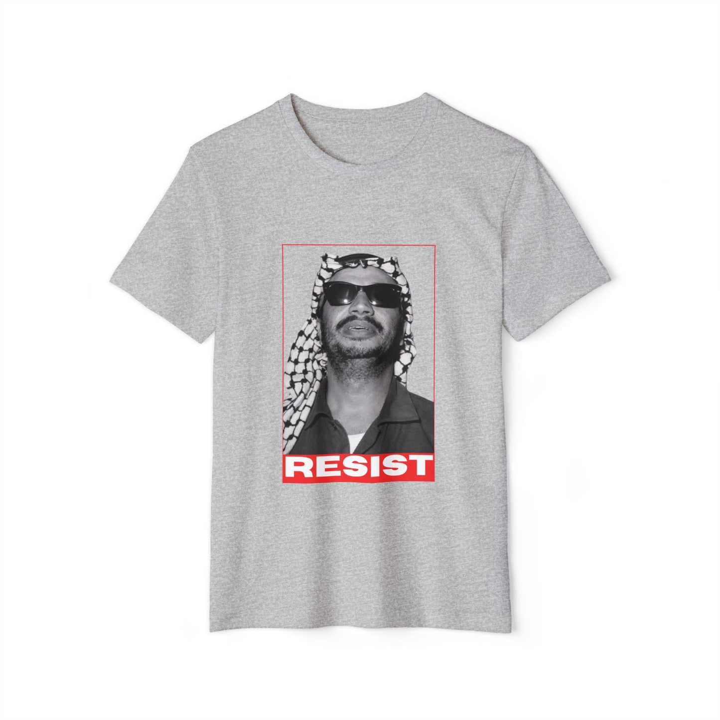 Arafat Icon Recycled Organic T-Shirt | Palestinian Resistance