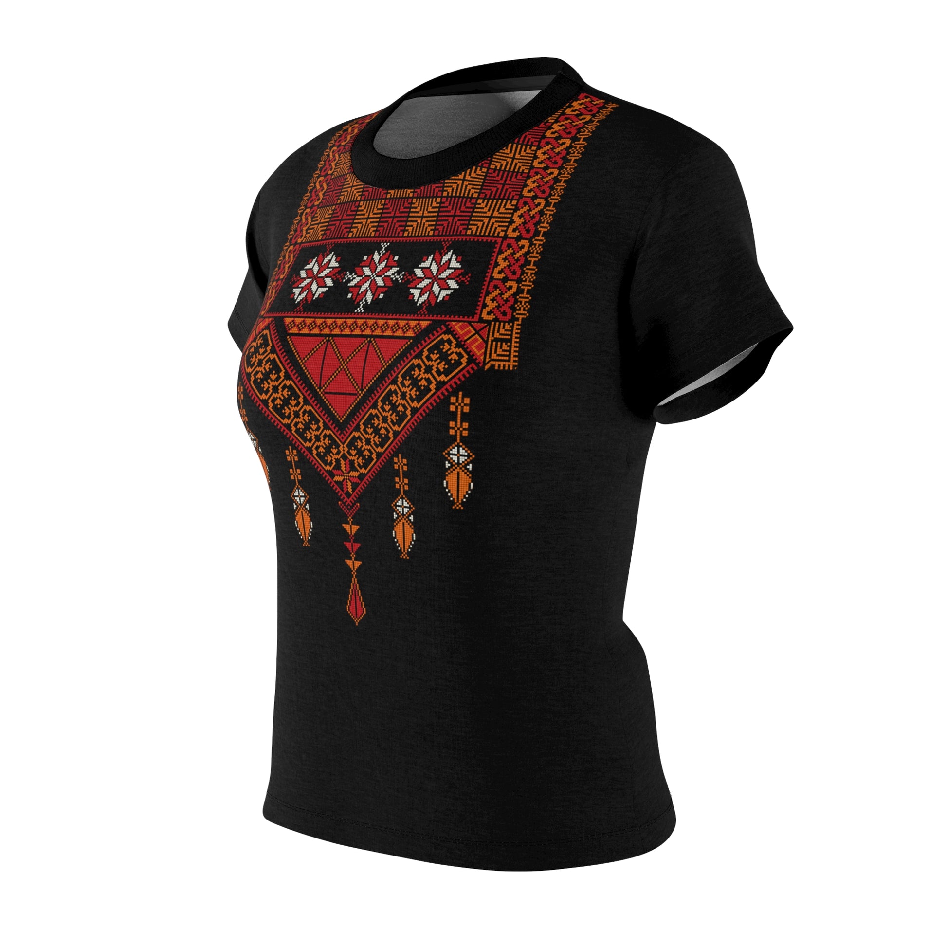 Tatreez Print Shirt for women | Palestinian Tradition - Jaffa Pirate Radio