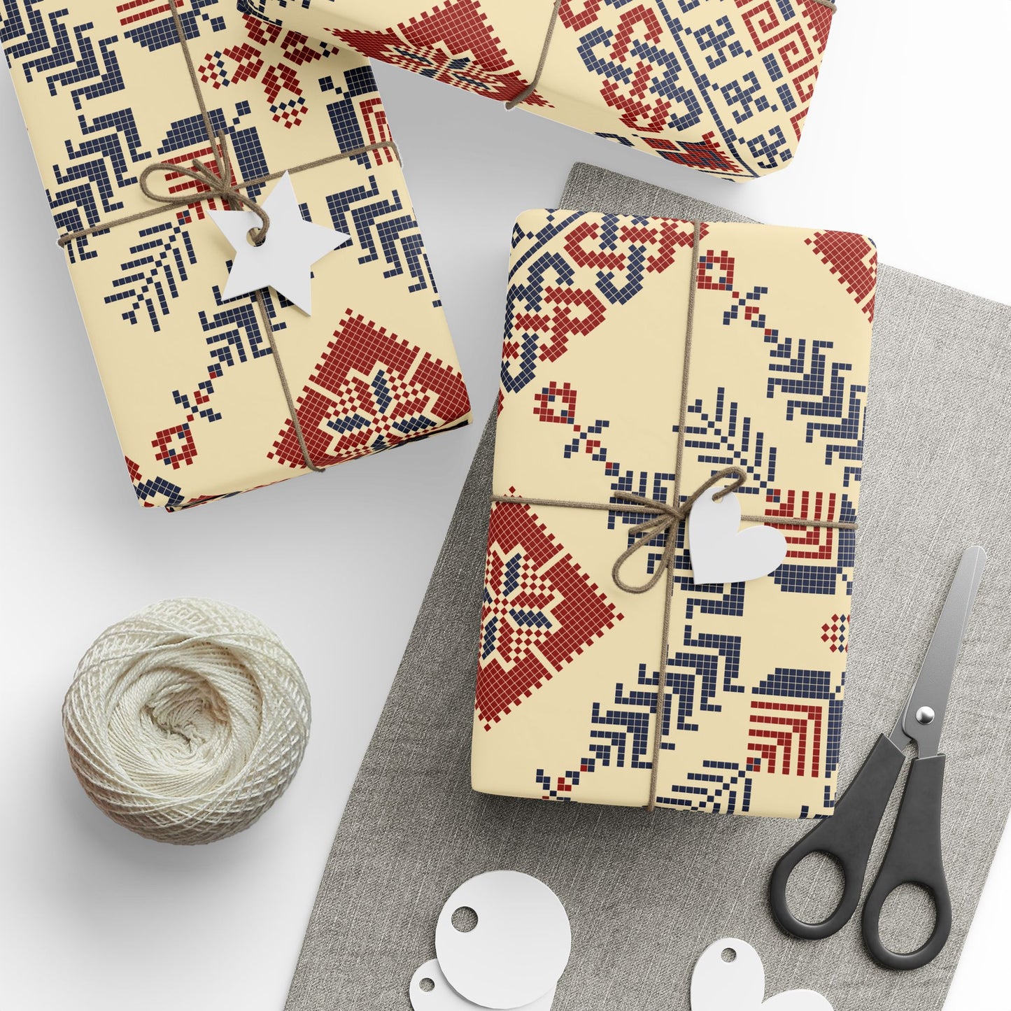 Palestinian Tatriz Wrapping Paper