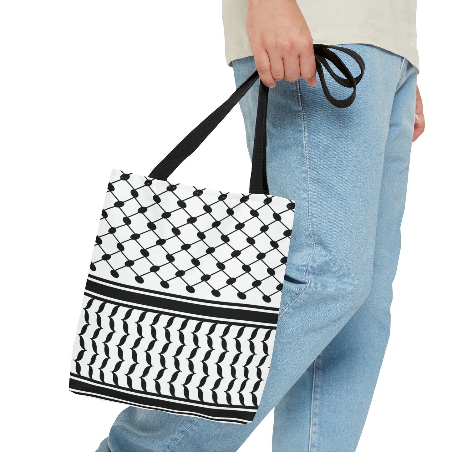 Keffiyeh Print Tote Bag | Palestinian Tradition