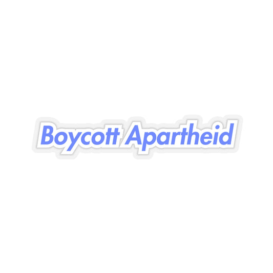 Boycott Apartheid Kiss-Cut Sticker