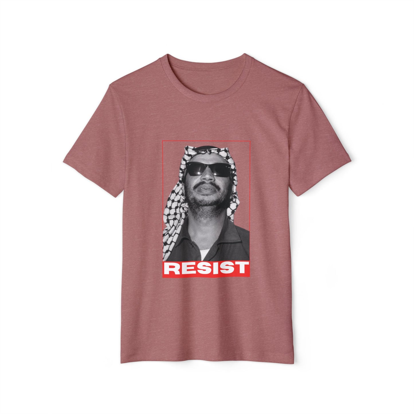 Arafat Icon Recycled Organic T-Shirt | Palestinian Resistance