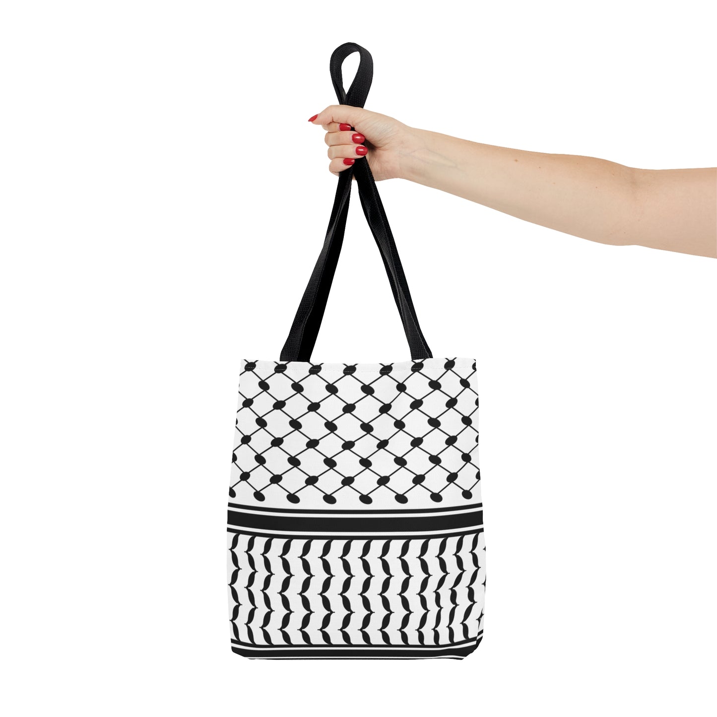 Keffiyeh Print Tote Bag | Palestinian Tradition