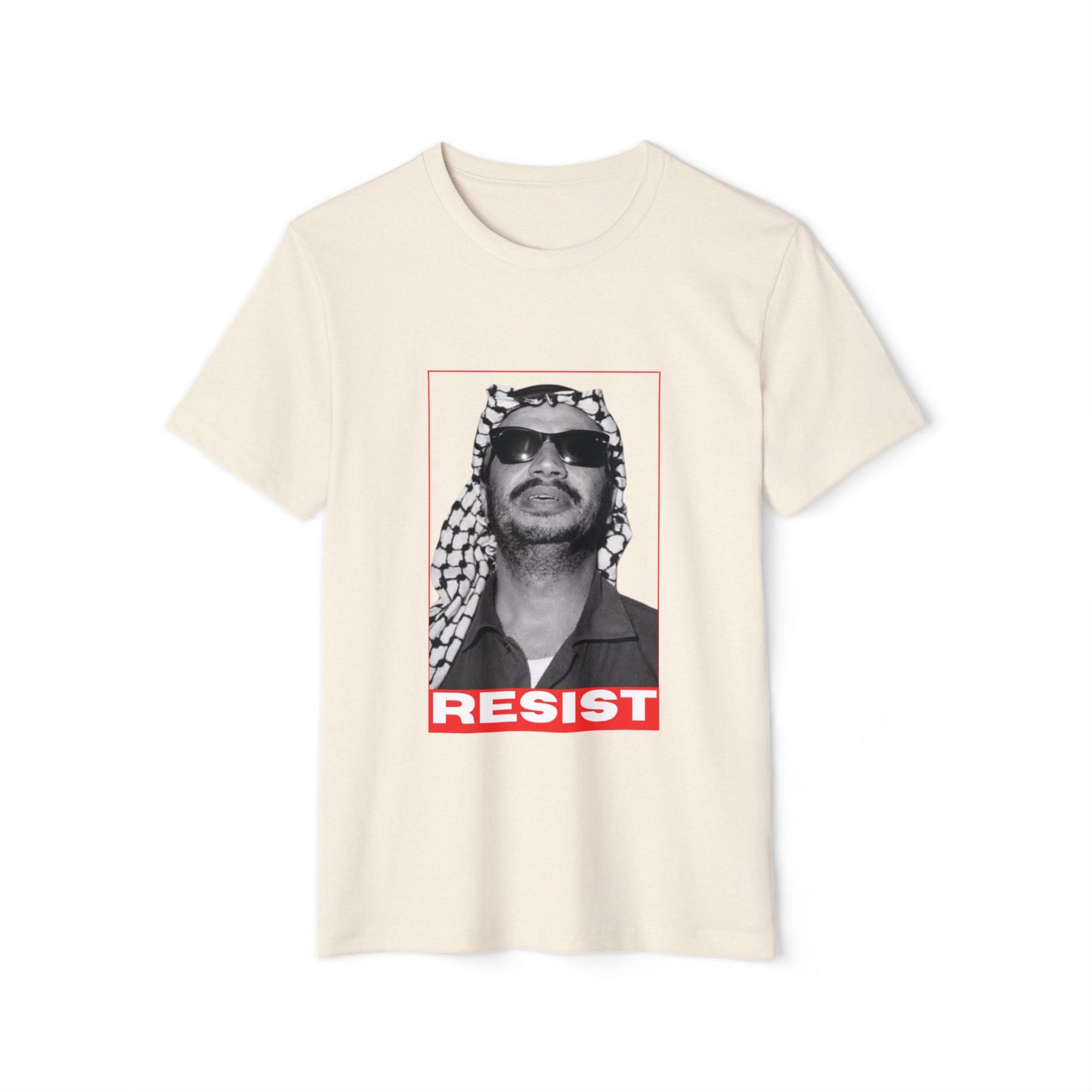 Arafat Icon Recycled Organic T-Shirt | Palestinian Resistance