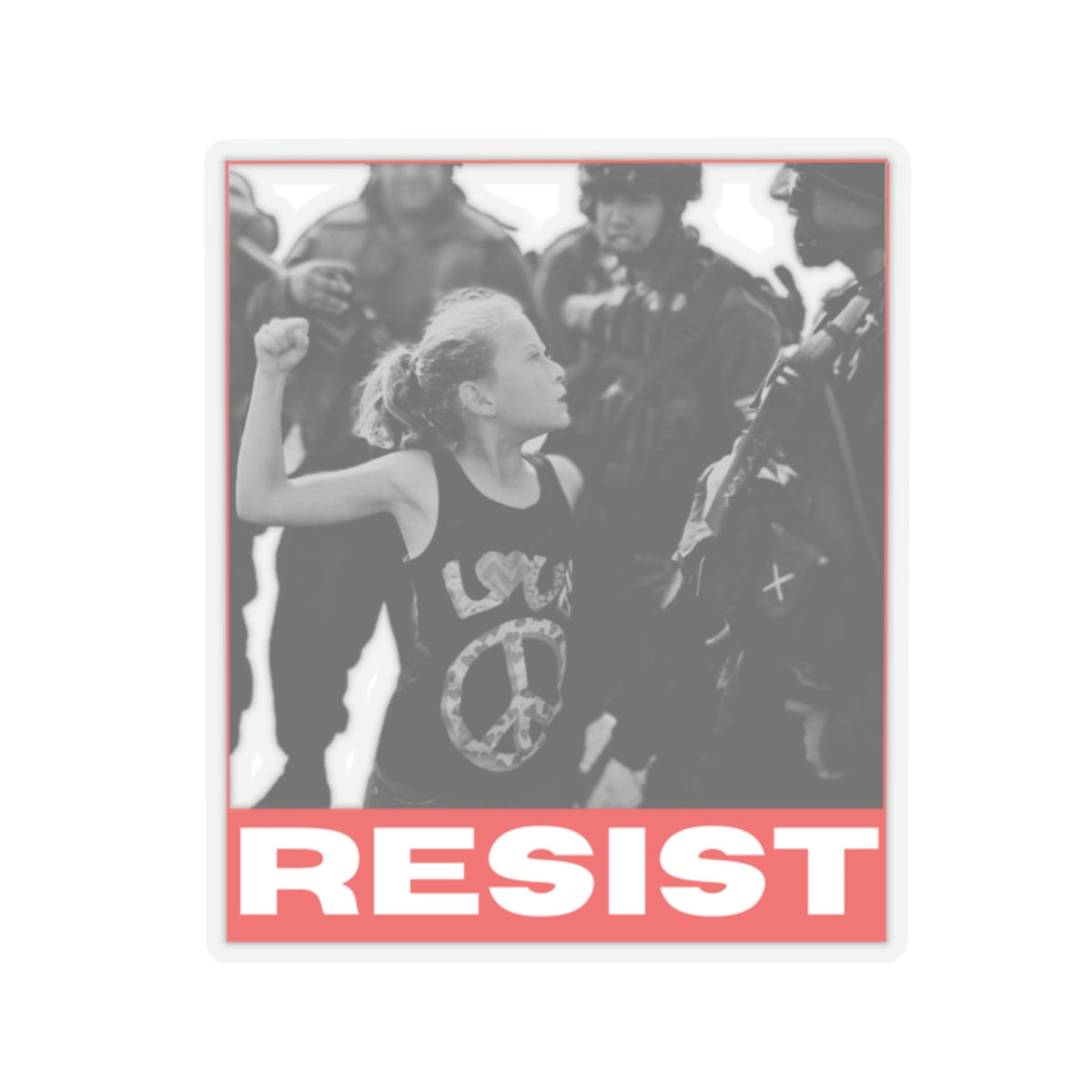 Ahed Tamimi Icon Vinyl Sticker | Palestinian Resistance