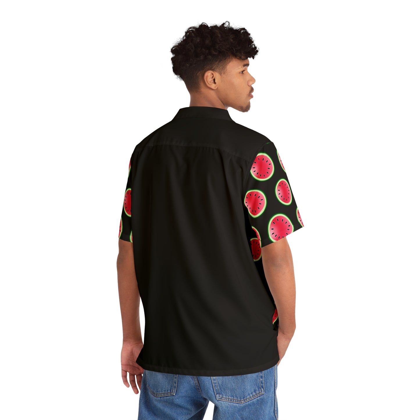 Hawaiian Palestinian Watermelon Pattern Shirt