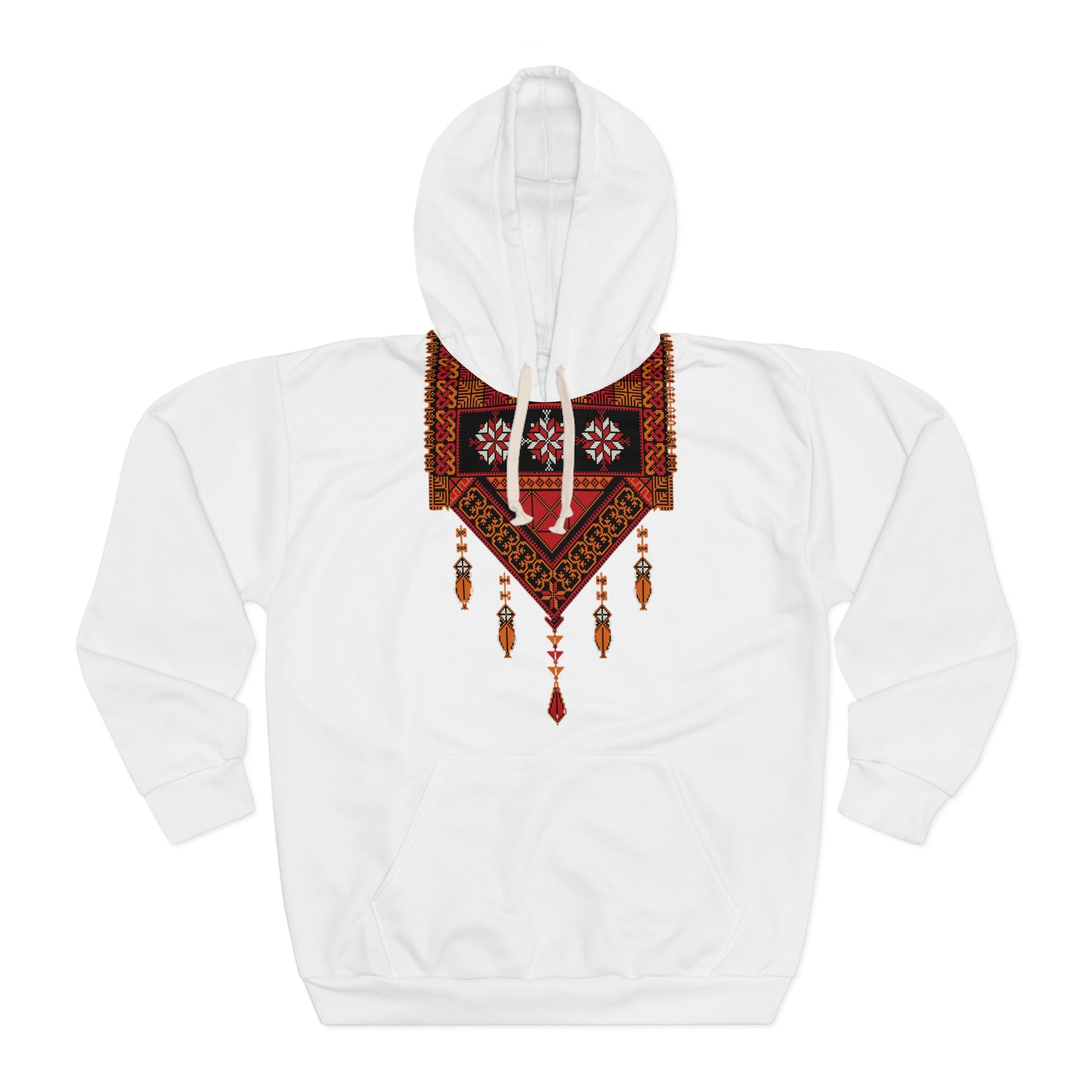 Tatreez Print Hoodie | Palestinian Tradition - Jaffa Pirate Radio