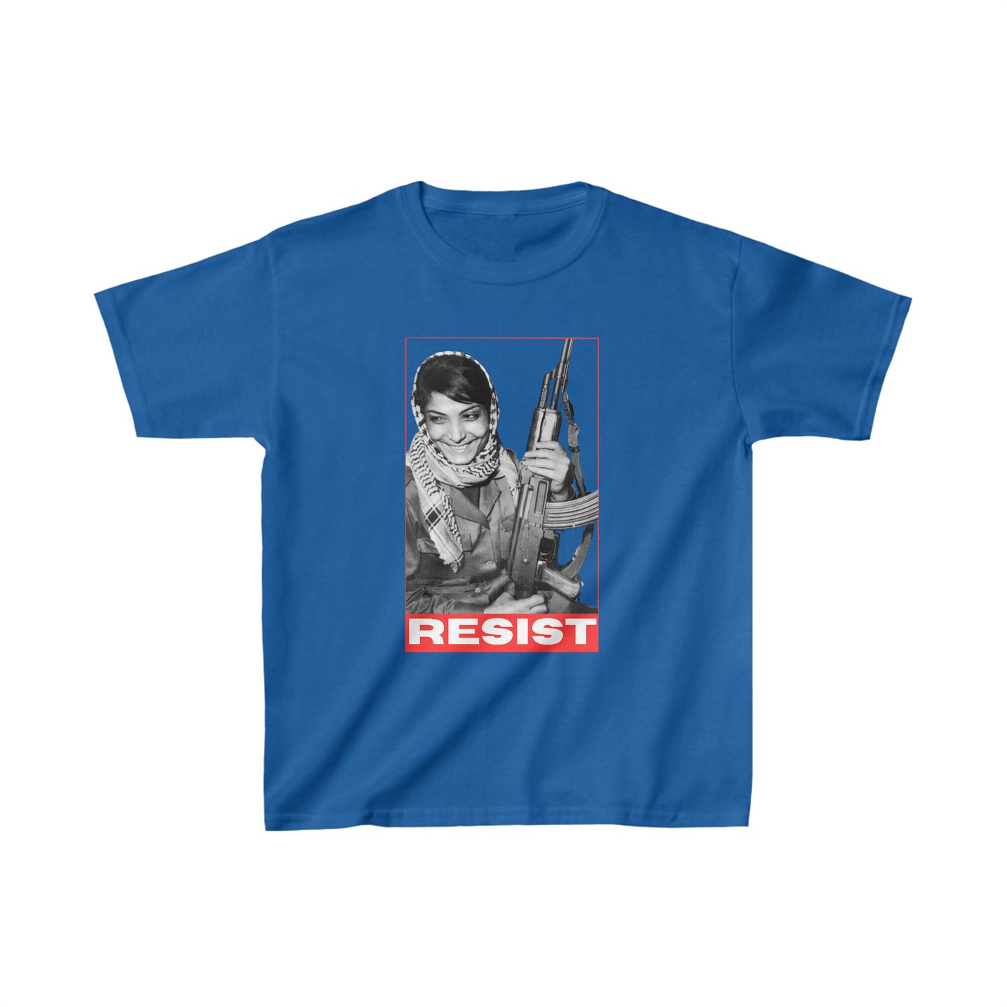 Kids Leila Khaled Icon Tee | Palestinian Resistance - Jaffa Pirate Radio