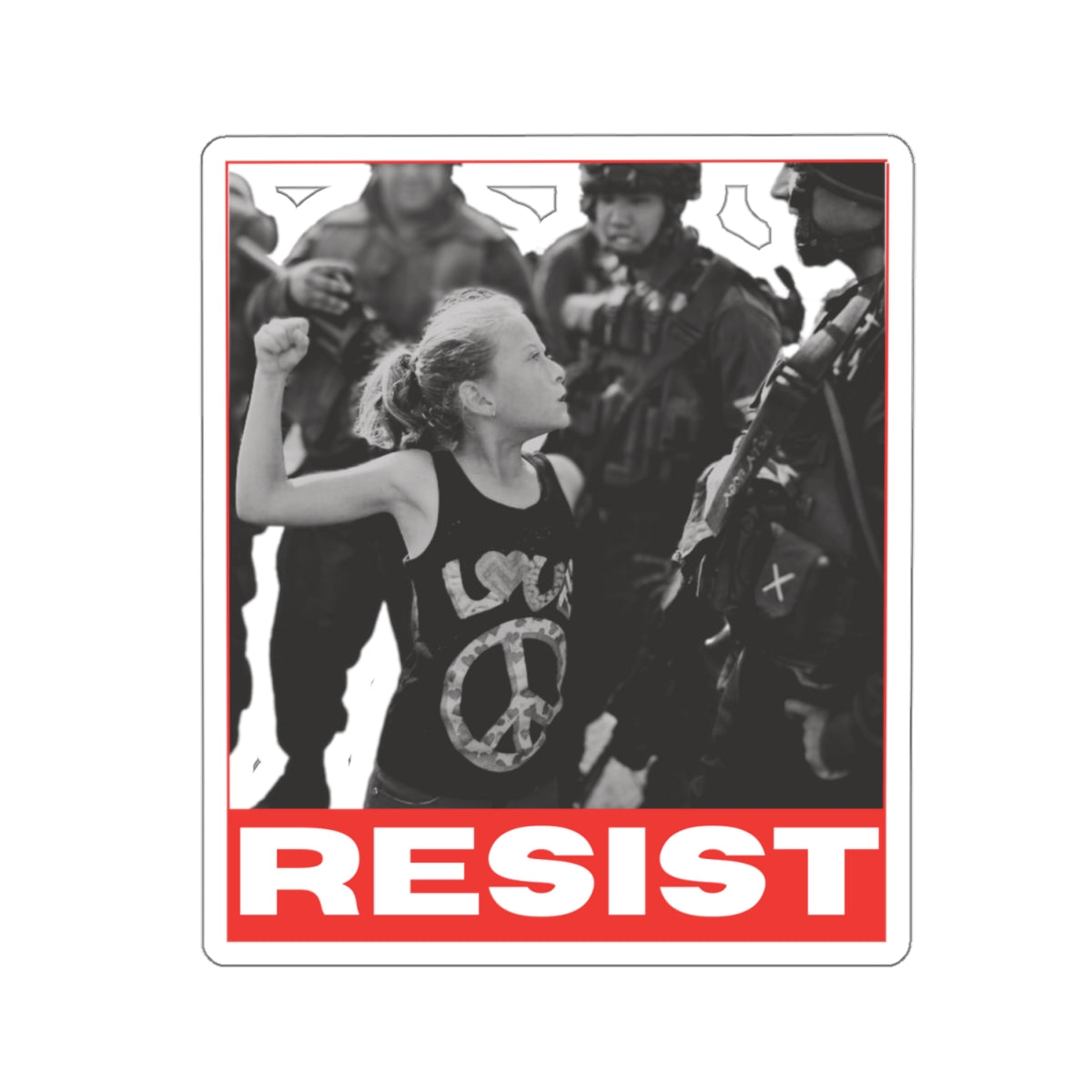 Ahed Tamimi Icon Vinyl Sticker | Palestinian Resistance