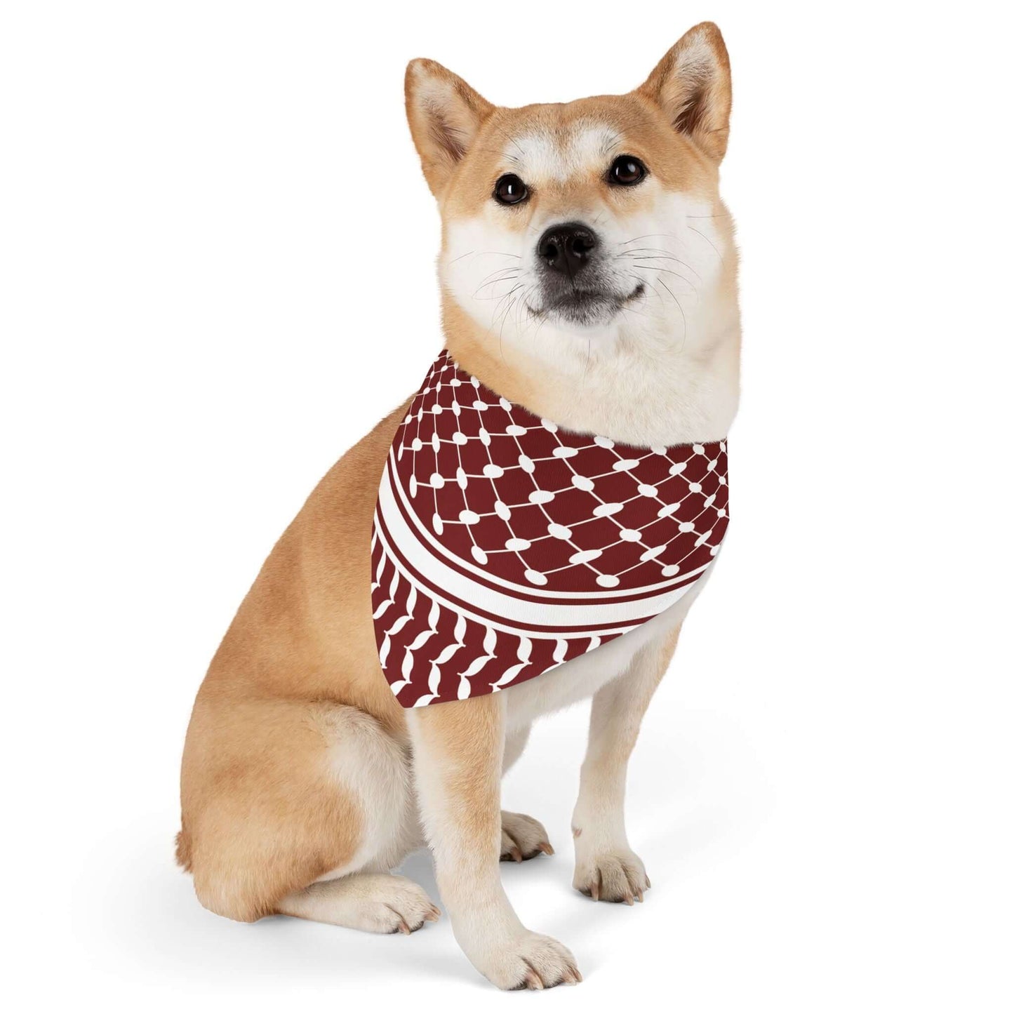 Red Pet Keffiyeh Collar - Jaffa Pirate Radio