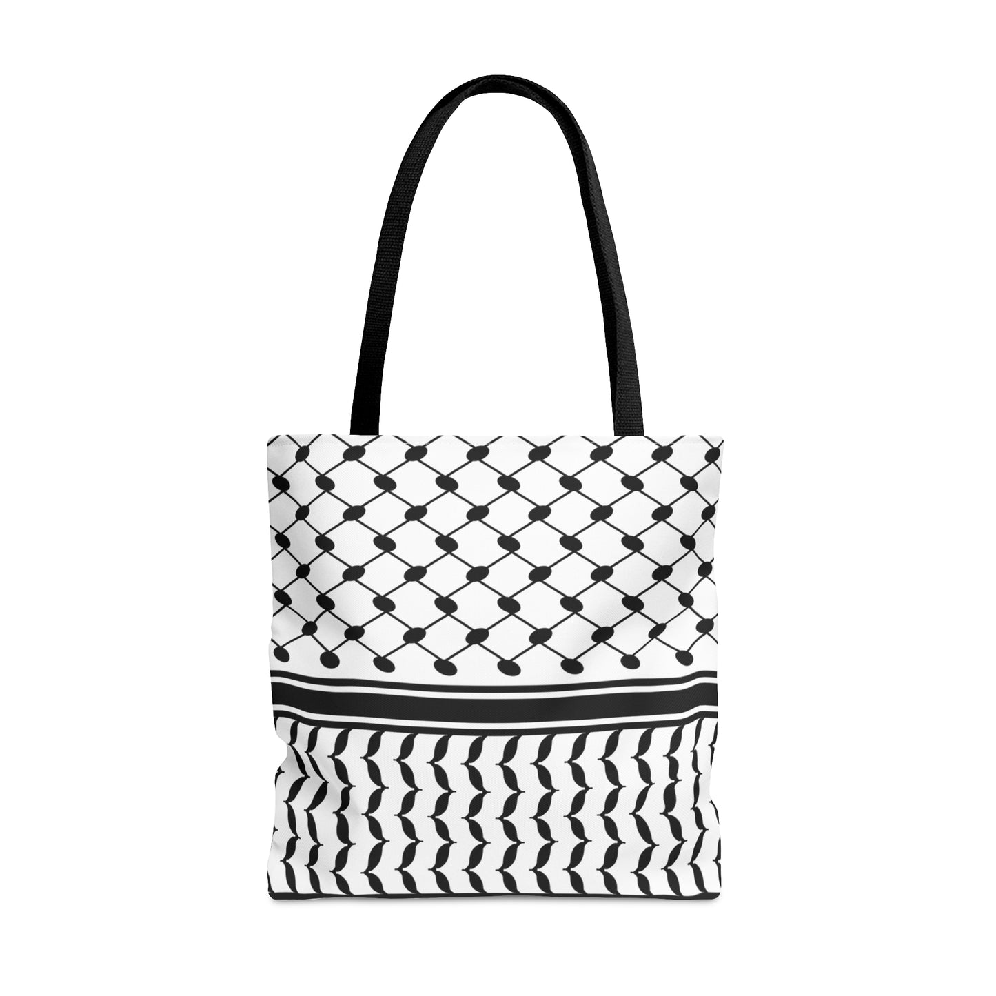 Keffiyeh Print Tote Bag | Palestinian Tradition