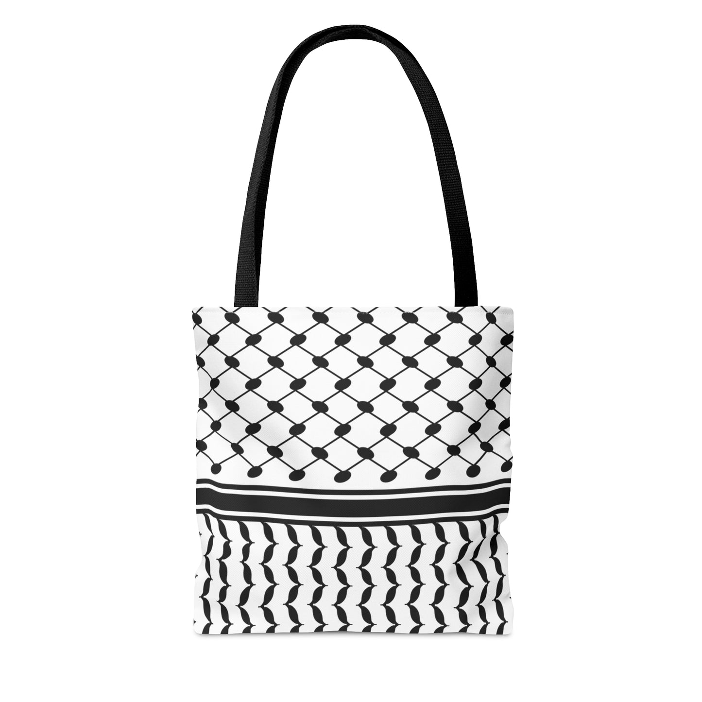 Keffiyeh Print Tote Bag | Palestinian Tradition