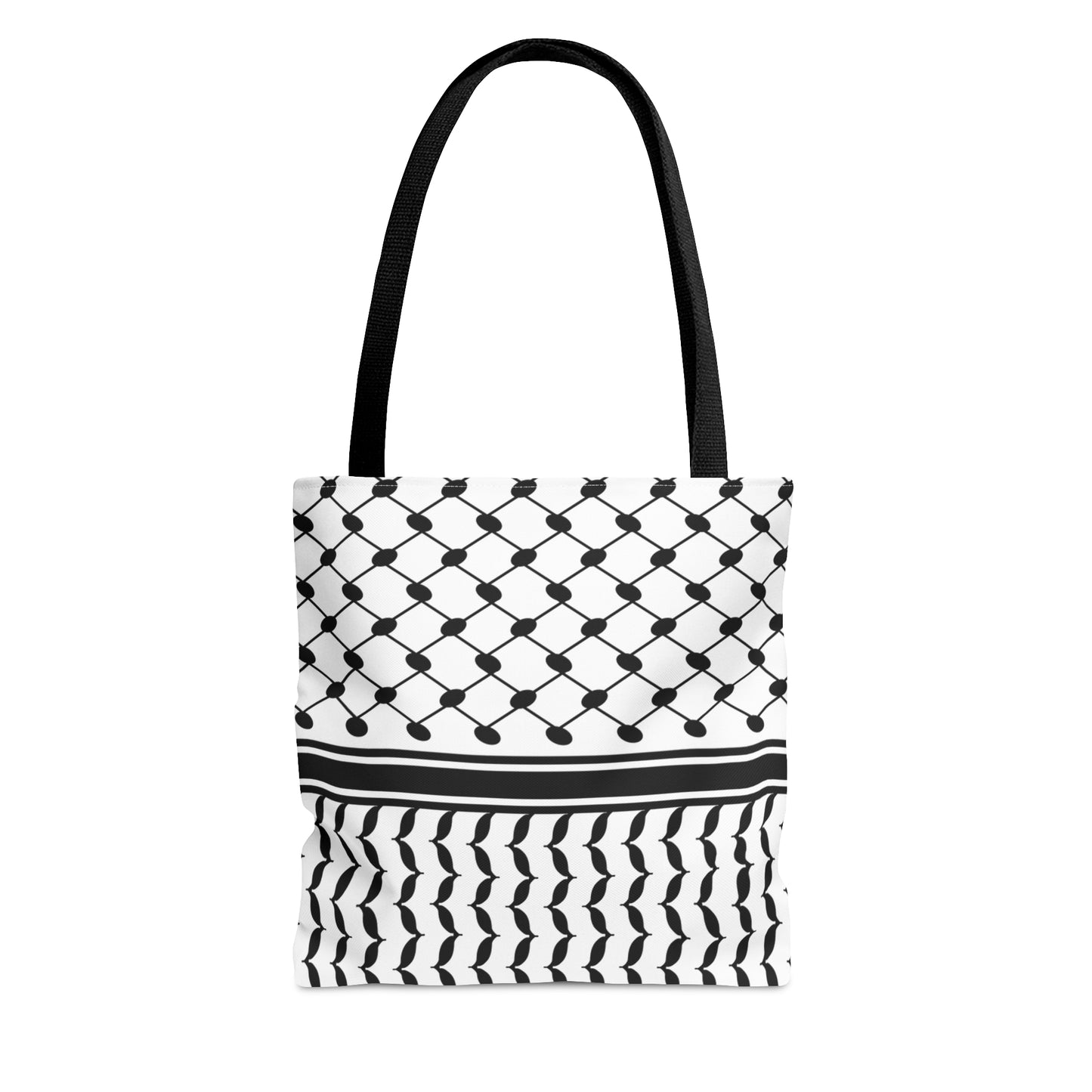 Keffiyeh Print Tote Bag | Palestinian Tradition