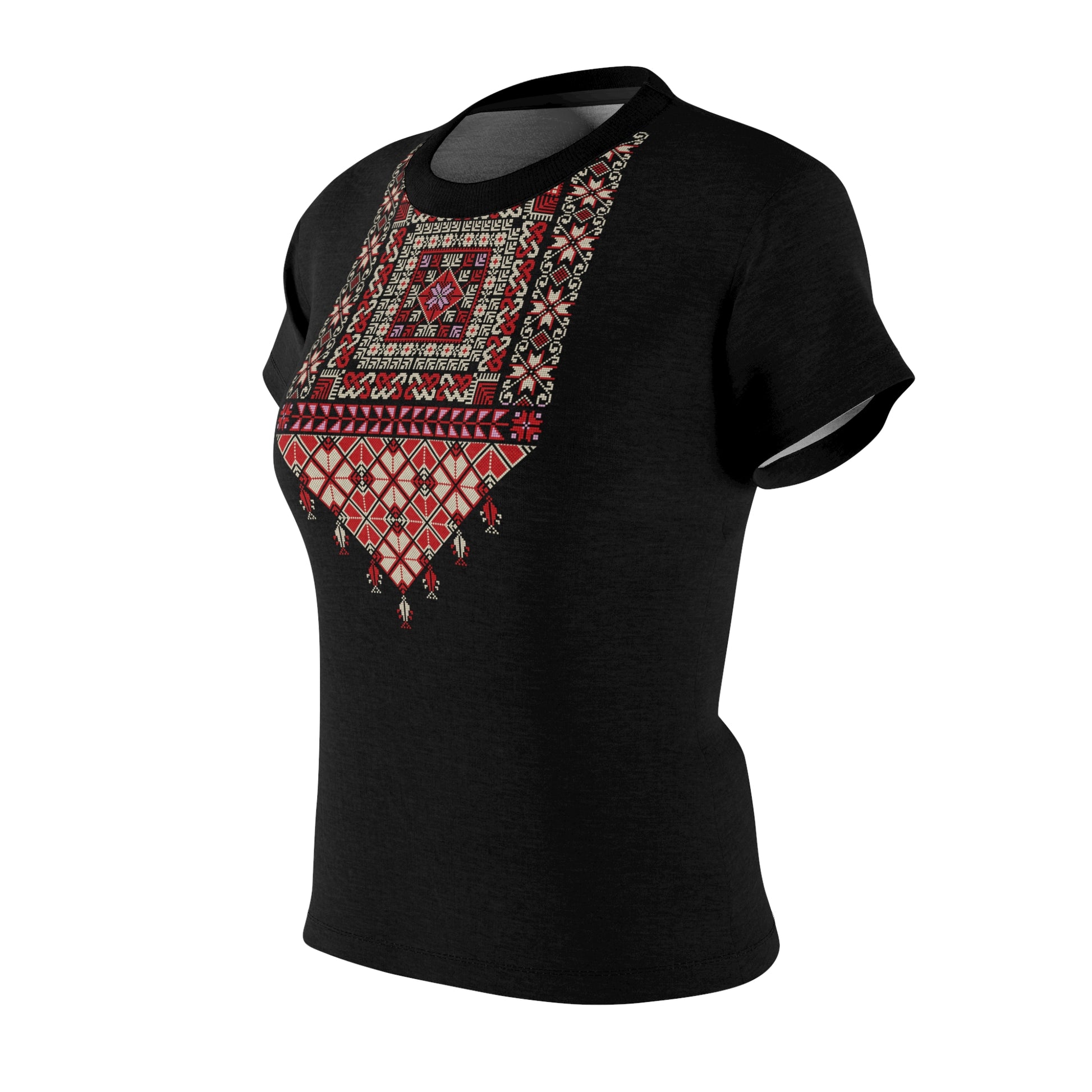 Tatreez Print Shirt for women | Palestinian Tradition - Jaffa Pirate Radio