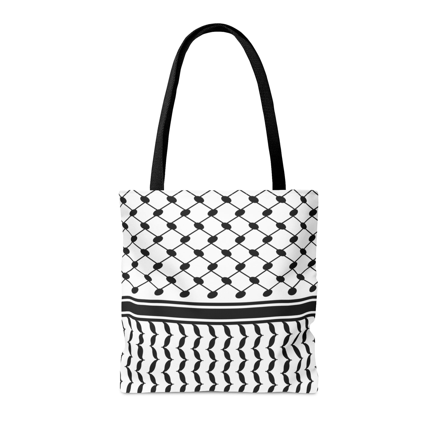 Keffiyeh Print Tote Bag | Palestinian Tradition