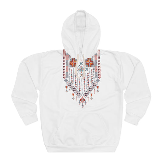 Tatreez Print Hoodie | Palestinian Tradition