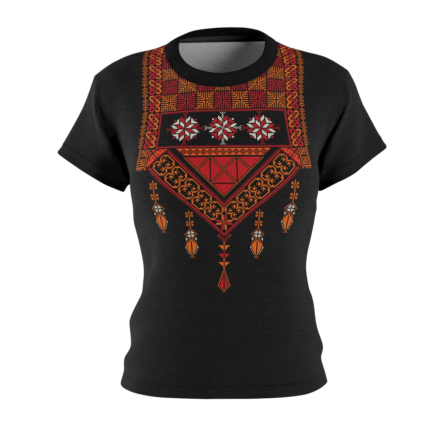 Tatreez Print Shirt for women | Palestinian Tradition - Jaffa Pirate Radio