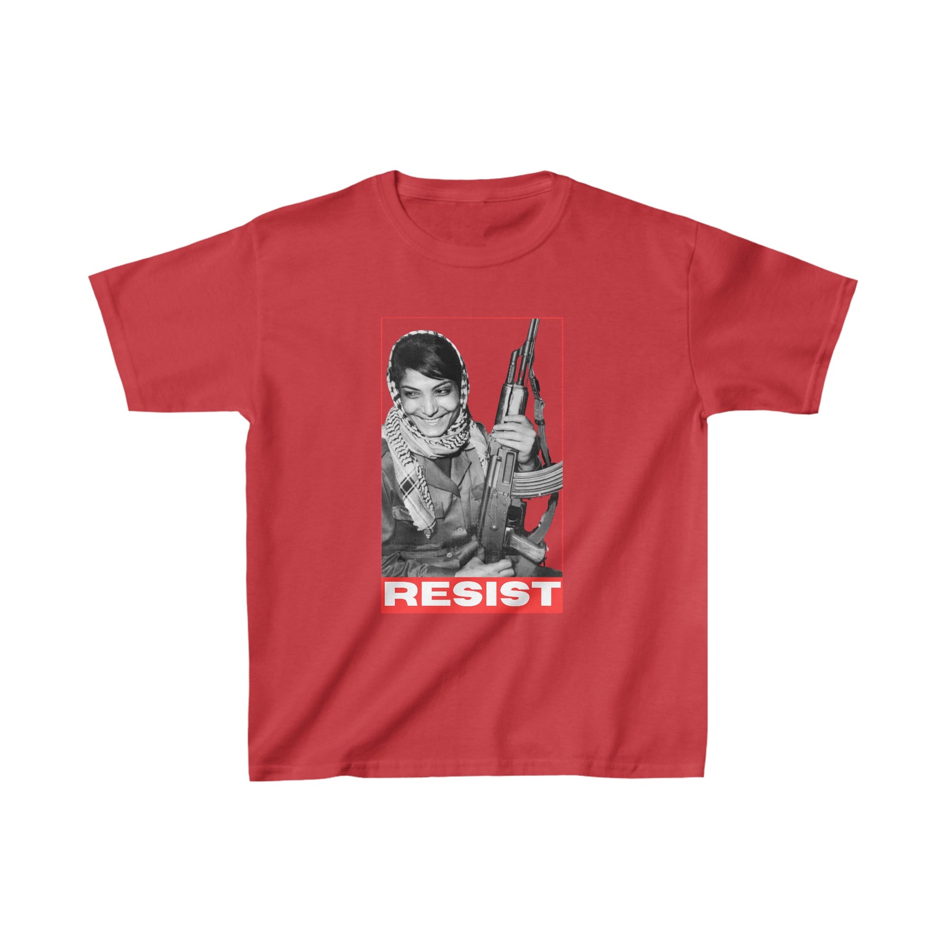 Kids Leila Khaled Icon Tee | Palestinian Resistance - Jaffa Pirate Radio